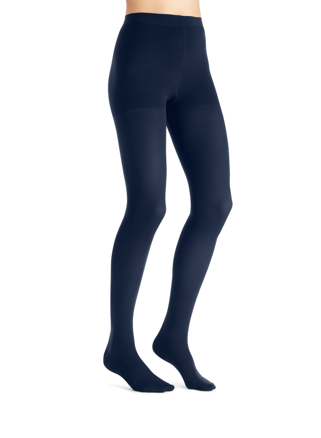JOBST Opaque Compression Stockings 20-30 mmHg Waist High, Closed Toe, Midnight Navy, Small