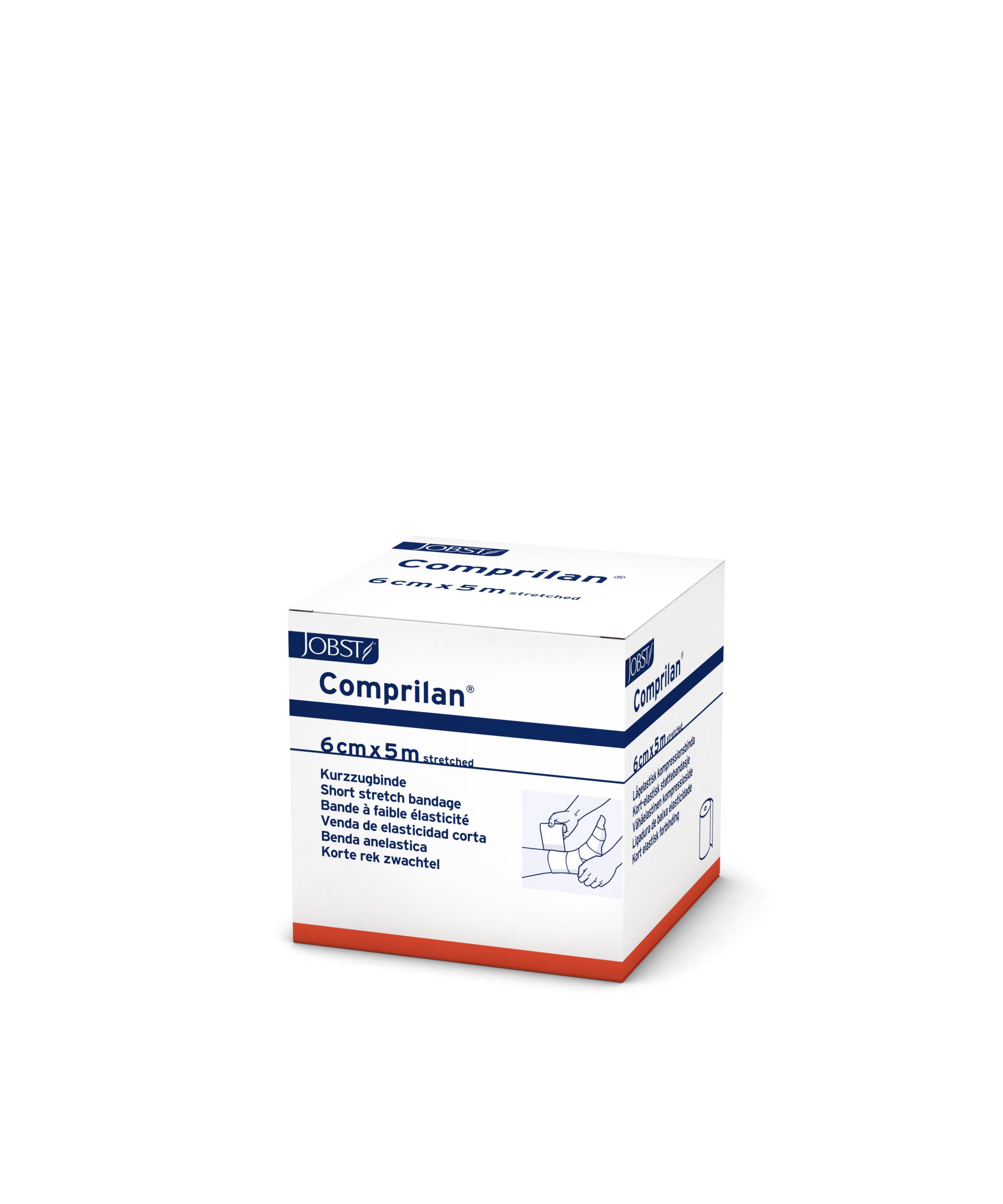 JOBST Comprilan Short Stretch Compression Bandage, 6 cm x 5 m