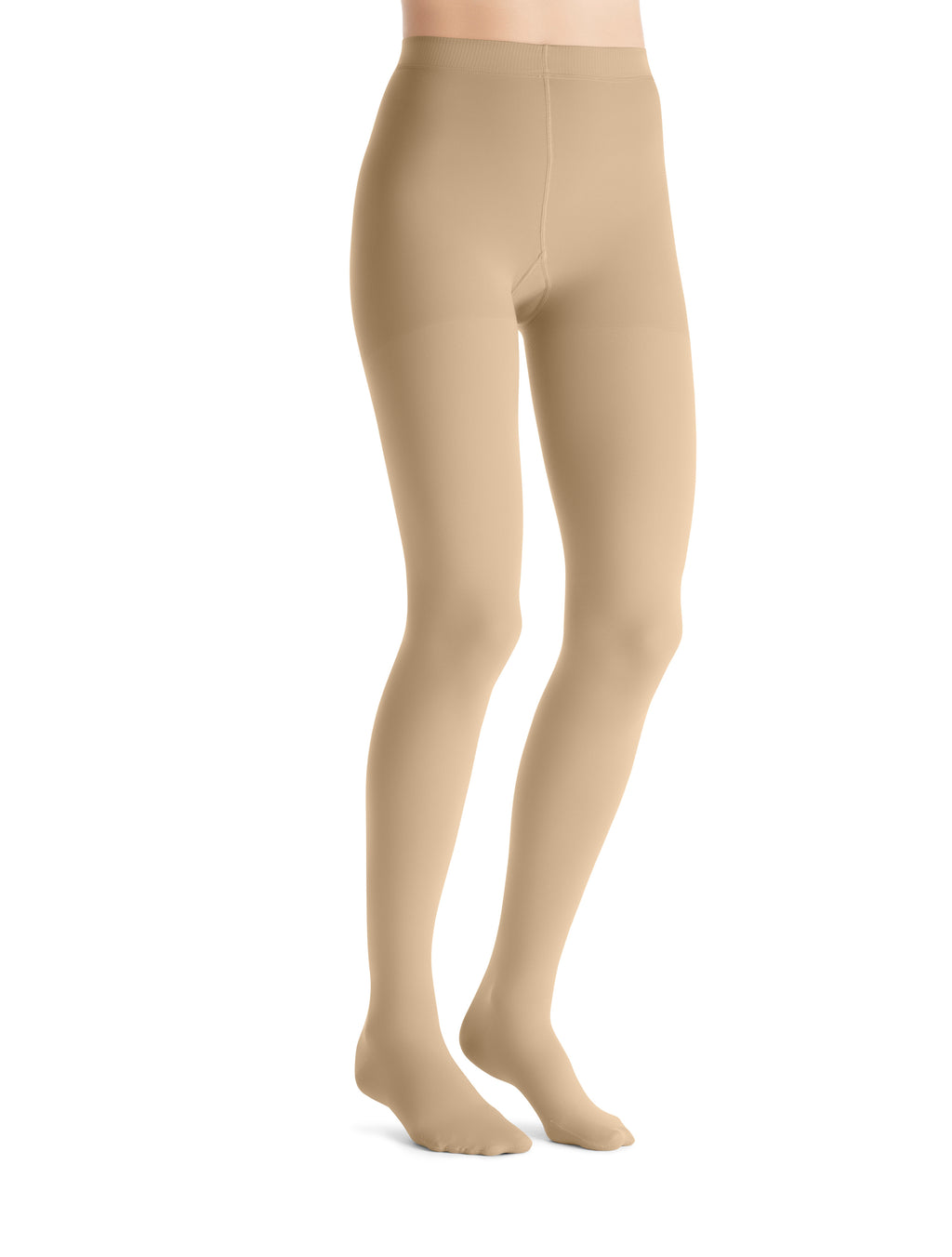 JOBST Opaque Compression Stockings 30-40 mmHg Waist High, Closed Toe, Natural, Large