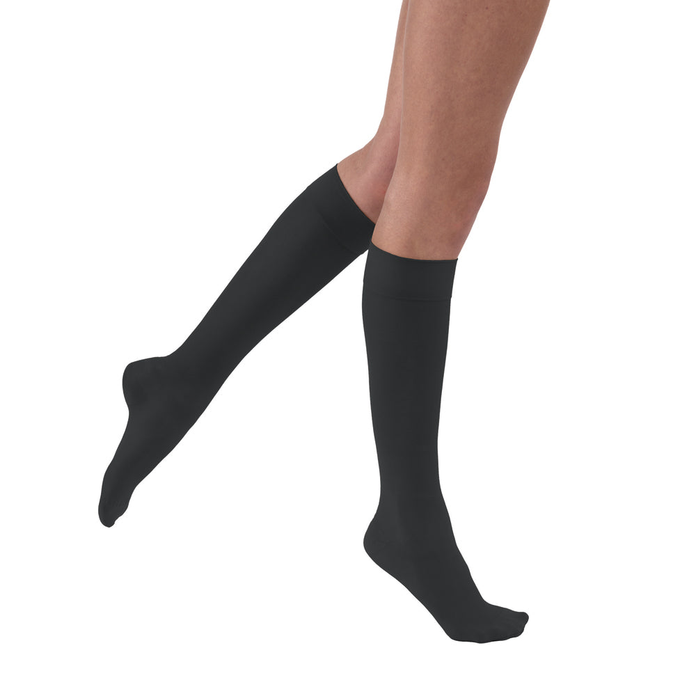 JOBST UltraSheer Compression Stockings 15-20 mmHg Knee High, Closed Toe, Anthracite, Small