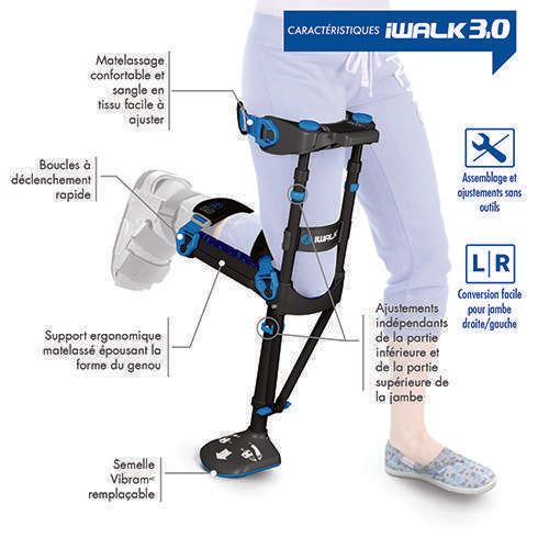 IWALK 3.0 Hands Free Crutch Alternative