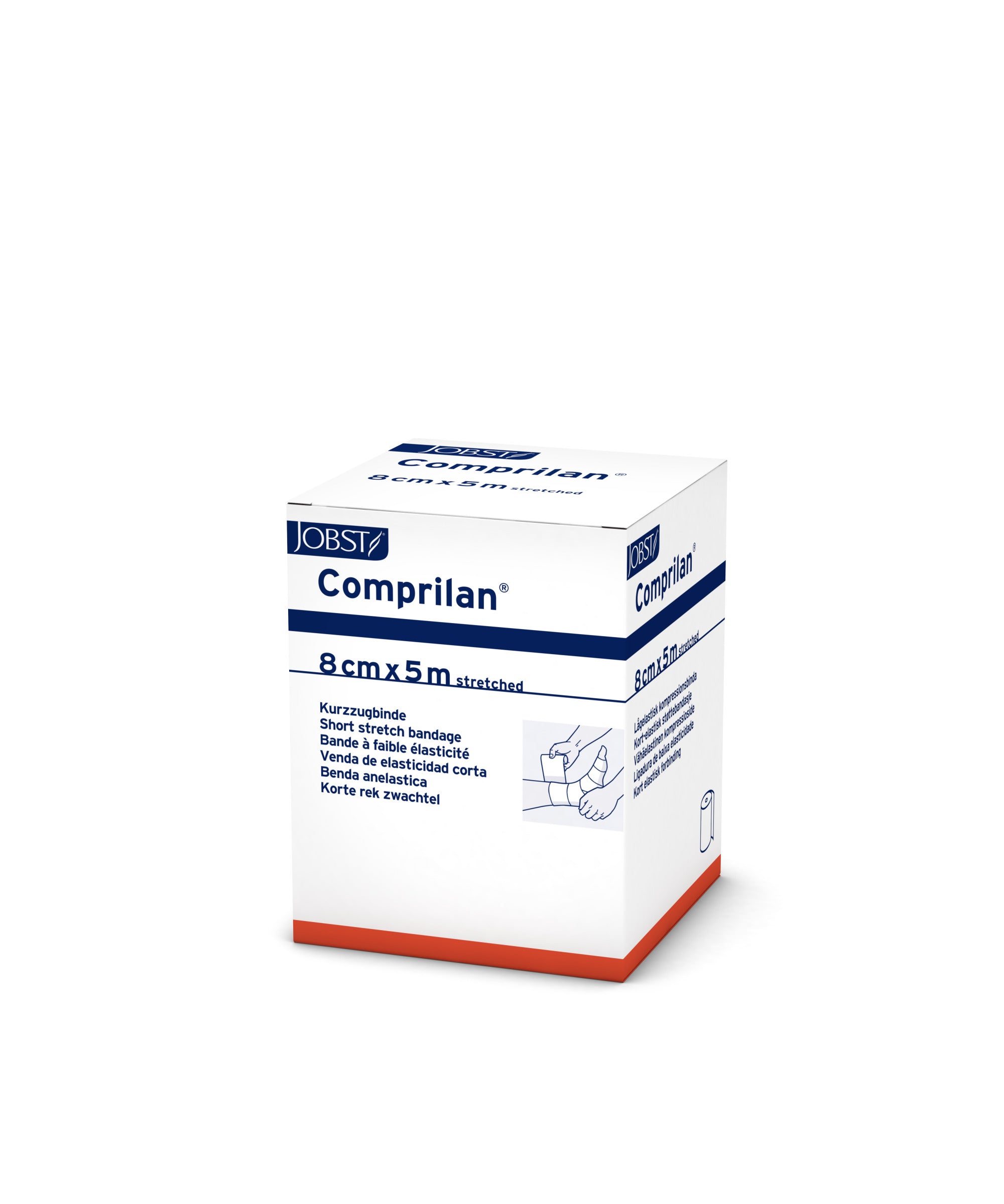 JOBST Comprilan Short Stretch Compression Bandage, 8 cm x 5 m